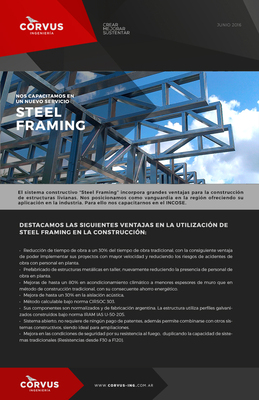 Imagen de #CorvusNews > STEEL FRAMING Imagen de #CorvusNews > STEEL FRAMING